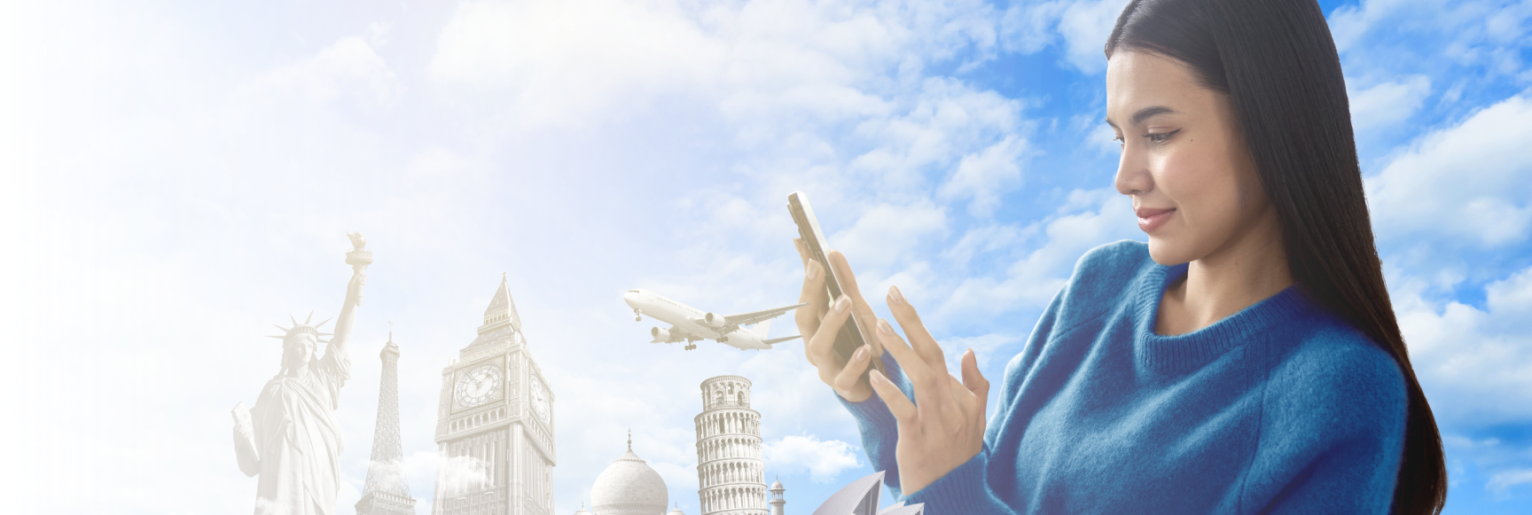 Student studying abroad